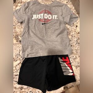 Nike Gray and Black Just Do It Set